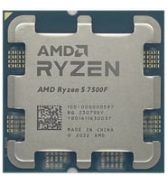 AMD RYZEN 5 7500F 32MB 6çekirdekli VGA YOK AM5 65w Kutusuz Fansız