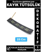 Özel Yüksek Kalite Dekoratif Hediyelik Yoga Chakra Meditasyon Pozitif Enerji OBSİDİAN TAŞI Tütsülük
