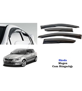 Skoda Fabia Mugen Cam Kenar Rüzgarlığı 2008-