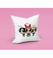 Power Puff Girls Tasarımlı Yastık Kişiye Özel