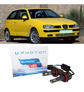 Seat ibiza Led Xenon Uzun Far Ampulü H1 Ultimate 9500 Lumens Yeni Seri Beyaz 1999-2003