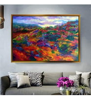 Altın Çerçeveli dekoratif tablo l99 (Gold)