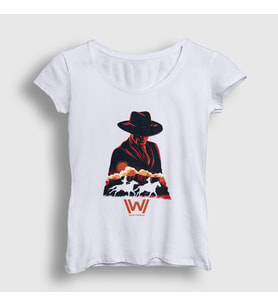Presmono Kadın Beyaz Mib V2 Westworld T-Shirt 224782tt