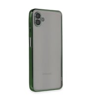 Samsung Galaxy A04 Kılıf Razer Lensli Silikon - Yeşil