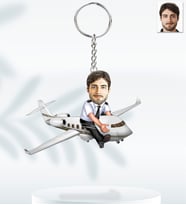 Kişiye Özel Erkek Model  Ahşap Anahtarlık-3