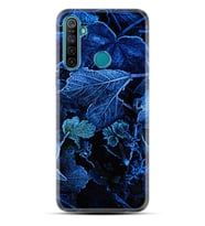 Realme 5i 5 Pro 6i 7 Pro 8 Kılıf Desemli Silikon Blue Foid 1628