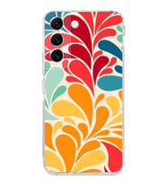 PrintiFy Samsung Galaxy S22 ile Uyumlu Retro Color 5  Kamera Korumalı Şeffaf  Kılıf