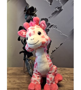 MUTLU ZÜREFA PELUŞ OYUNCAK 37cM (Pudra Pembe)
