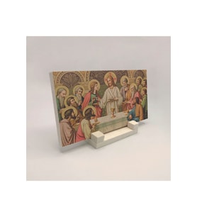 Eucharist (Rabbin Sofrası) Baskılı Taş Masaüstlük 10X20
