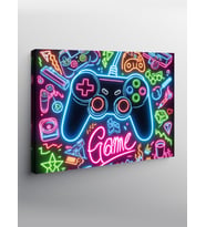 Kanvas Tablo Gamer Temalı