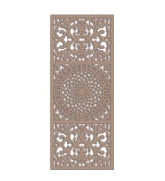 Liar Ahşap Seperatör (Paravan) - KSP204 - (85 x 210 cm) - (18 mm) - (Beyaz) (Renksiz)