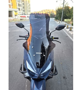 MOTOCAM Küba Newcity 125 Ön Cam 2023-2026 Model 78cm Siyah Renkli 4mm UZUN