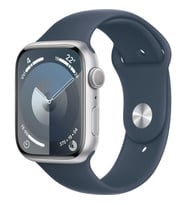 Apple Watch Seri 9 Gps 45MM Gümüş Rengi Alüminyum Kasa Spor Kordon - M/l MR9E3TU/A