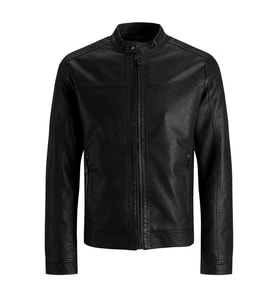 Jack & Jones Siyah Deri Ceket - 12182461