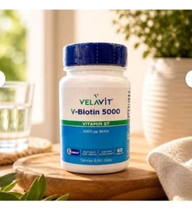 Velavit V-Biotin 5000 Vitamin B7 60 Tablet