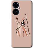 Tecno Camon 19 Pro Kılıf HD Desen Baskılı Kılıf - Çizim Silüet