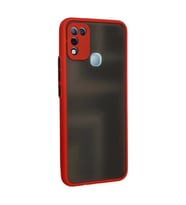 İnfinix Hot 10 Play Kılıf Montreal  Kapak - Kırmızı