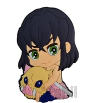 Kimetsu No Yaiba - Anime Anahtarlık 10 Adet Sticker Hediyeli 8 Cm - Inosuke
