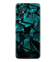 Xiaomi Redmi 12C Kılıf Resimli Desenli Baskılı Silikon Green Prizmas 1348
