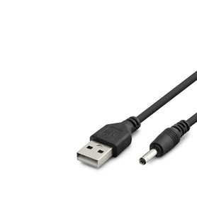 Usb Dc Güç Kablosu 3.5 X 1.35 Mm 1 M Siyah HDX1320