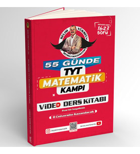 55 Günde Tyt Matematik Kampı Video Ders Kitabı (Çok Renkli)