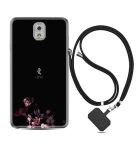 Samsung Note 3 4 5 8 9 20 Ultra 10 Lite Kılıf Boyun Askılı Silikon Love 1629