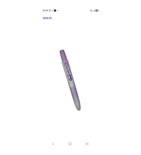 GIPTA F1421 CLICK FOSFORLU KALEM MOR - TEKLİ