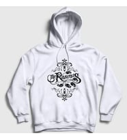 Presmono Unisex Beyaz Logo The Rasmus Kapüşonlu Sweatshirt 550120tt (Beyaz)