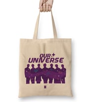Bts My Universe Our Universe Bez Çanta Uzun Saplı