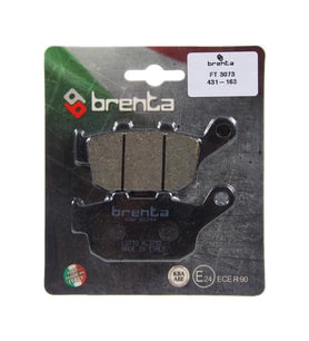 Brenta 431-163 1998-2010 Honda VTR 250 Uyumlu Arka Fren Balatası Organik Balata