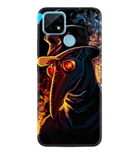 Realme C11 C21 C21Y C25Y C11 2021 Kılıf Desemli Silikon Karga 1616