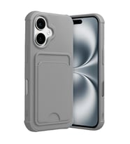 iPhone 17 Kelvin Kartvizitli Silikon - Gri