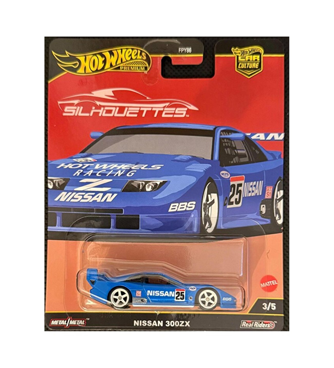 Hot Wheels Premium Car Culture Silhouettes Nissan 300Zx Jbk61