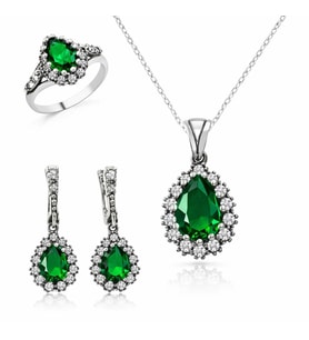 Gümüş Hürrem Sultan Bayan Set