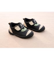 Trendyshose 002 Çocuk Anatomic İlk Adım Ayakkabı (Siyah-Krem)