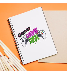 Gamer ( Oyuncu ) Tasarımlı Defter
