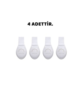 - Kumaş Çekmece Kilidi - 4 Adet (Çok Renkli)