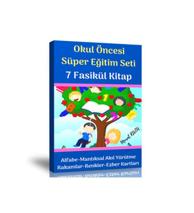 Okul Öncesi Süper Eğitim Seti (7 Fasikül Kitap) (RGB)