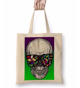 skull Bez Çanta Uzun Saplı