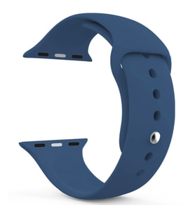 Microsonic Apple Watch Series 7 41mm Silikon Kordon Lacivert