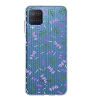 PrintiFy Samsung Galaxy M12 ile Uyumlu 1mm Slim Fit Water Color 3 Baskılı Şeffaf  Kılıf