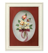 e38 EL İŞÇİLİĞİ ÇİÇEK BUKETİ TABLO 42 x 33 cm - 5261