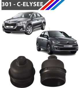 OTOZET 301 - C-Elysee 1.6 HDI Yağ Filtre Kabı Yan Sanayi 2S6Q6737AA