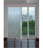 Lexroo Evdepo Home Kırık Beyaz Kullanıma Hazır Seyrek Pileli Vual Çizgili Tül Perde 280 x 270 cm