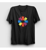 Presmono Unisex Siyah Colors Red Hot Chili Peppers T-Shirt 107141tt