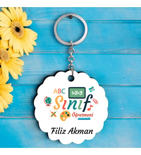 Sınıf Öğretmenlerine Özel İsimli Anahtarlık