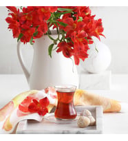 LAV Ajda 6'lı Çay Bardağı (Çok Renkli)