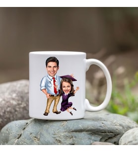 Kişiye Özel Bardak - Karikatür Bardak - Öğretmen Bardağı