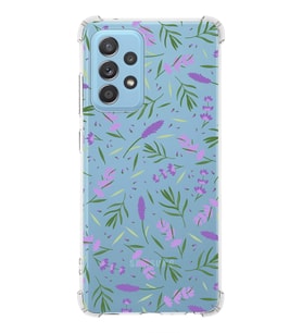 PrintiFy Samsung A52S 5G Uyumlu Water Color 3 Baskılı Şeffaf Köşe Korumalı Antişok Kılıf