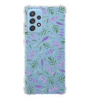 PrintiFy Samsung A52S 5G Uyumlu Water Color 3 Baskılı Şeffaf Köşe Korumalı Antişok Kılıf